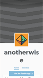 Mobile Screenshot of anotherwise.tumblr.com