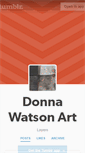 Mobile Screenshot of donnawatsonart.tumblr.com