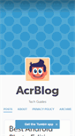 Mobile Screenshot of acrblog.tumblr.com