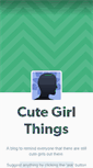 Mobile Screenshot of cutegirlthings.tumblr.com