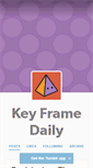 Mobile Screenshot of keyframedaily.tumblr.com