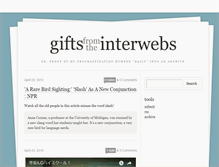 Tablet Screenshot of giftsfromtheinterwebs.tumblr.com