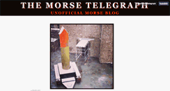 Desktop Screenshot of morsetelegraph.tumblr.com