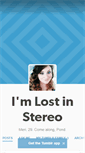 Mobile Screenshot of imlostinstereo.tumblr.com