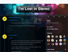 Tablet Screenshot of imlostinstereo.tumblr.com