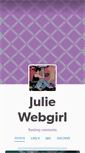 Mobile Screenshot of juliewebgirl.tumblr.com