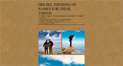 Desktop Screenshot of dislikethinkingofuniquenames.tumblr.com