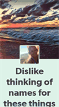 Mobile Screenshot of dislikethinkingofuniquenames.tumblr.com