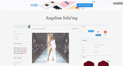 Desktop Screenshot of angelinajolieing.tumblr.com