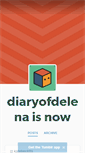 Mobile Screenshot of diaryofdelena.tumblr.com