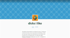 Desktop Screenshot of dicksilike.tumblr.com