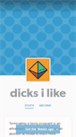 Mobile Screenshot of dicksilike.tumblr.com