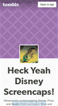 Mobile Screenshot of heckyeahdisneyscreencaps.tumblr.com