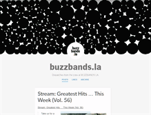 Tablet Screenshot of buzzbandsla.tumblr.com