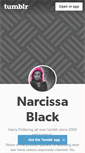 Mobile Screenshot of narcissablack.tumblr.com