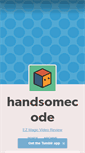 Mobile Screenshot of handsomecode.tumblr.com