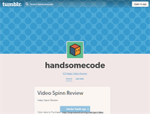 Tablet Screenshot of handsomecode.tumblr.com