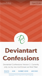 Mobile Screenshot of deviantartconfessions.tumblr.com