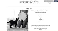 Desktop Screenshot of beautifulartofinsanity.tumblr.com