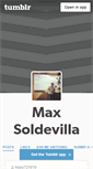 Mobile Screenshot of maxsoldevilla.tumblr.com