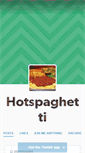 Mobile Screenshot of hotspaghetti.tumblr.com