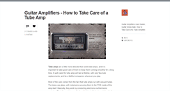 Desktop Screenshot of guitar-amplifiers.tumblr.com