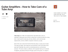 Tablet Screenshot of guitar-amplifiers.tumblr.com