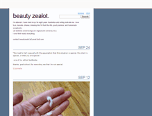 Tablet Screenshot of beautyzealot.tumblr.com