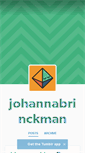 Mobile Screenshot of johannabrinckman.tumblr.com