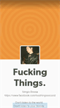 Mobile Screenshot of fuckingthings.tumblr.com