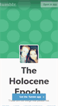 Mobile Screenshot of holocenedaydream.tumblr.com