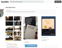 Tablet Screenshot of dearestdownton.tumblr.com