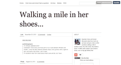 Desktop Screenshot of mileinhershoes.tumblr.com