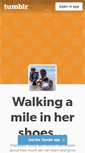 Mobile Screenshot of mileinhershoes.tumblr.com