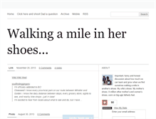 Tablet Screenshot of mileinhershoes.tumblr.com