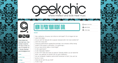 Desktop Screenshot of geekchicdjs.tumblr.com