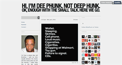 Desktop Screenshot of deephunk.tumblr.com