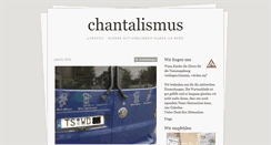 Desktop Screenshot of chantalismus.tumblr.com