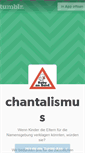 Mobile Screenshot of chantalismus.tumblr.com