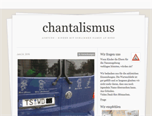 Tablet Screenshot of chantalismus.tumblr.com