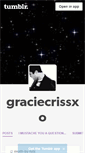 Mobile Screenshot of graciecrissxo.tumblr.com