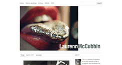Desktop Screenshot of laurennmcc.tumblr.com