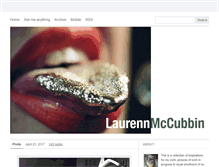 Tablet Screenshot of laurennmcc.tumblr.com