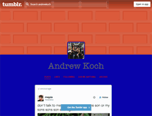 Tablet Screenshot of andrewkoch.tumblr.com