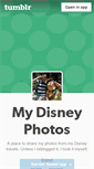 Mobile Screenshot of photosofdisney.tumblr.com