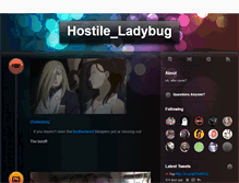 Tablet Screenshot of hostileladybug.tumblr.com