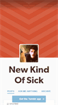 Mobile Screenshot of newkindofsick.tumblr.com