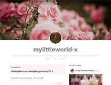 Tablet Screenshot of mylittleworld-x.tumblr.com