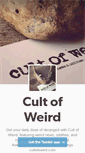 Mobile Screenshot of cultofweird.tumblr.com