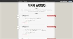 Desktop Screenshot of nikkiwoods.tumblr.com